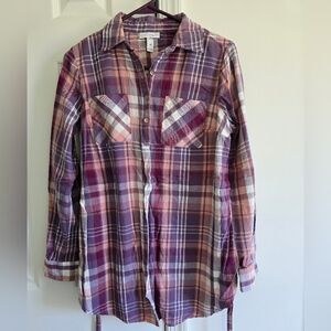 Womens Plaid Top